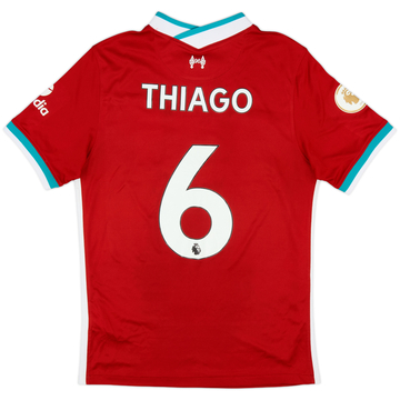 2020-21 Liverpool Home Shirt Thiago #6 - 7/10 - (M)