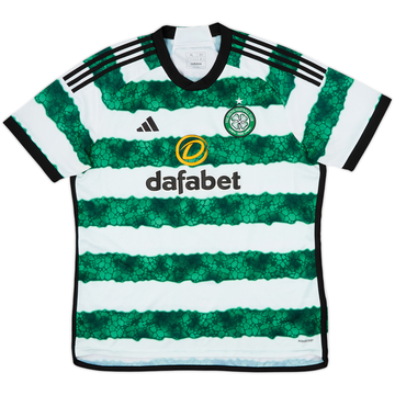 2023-24 Celtic Home Shirt - 8/10 - (XL)