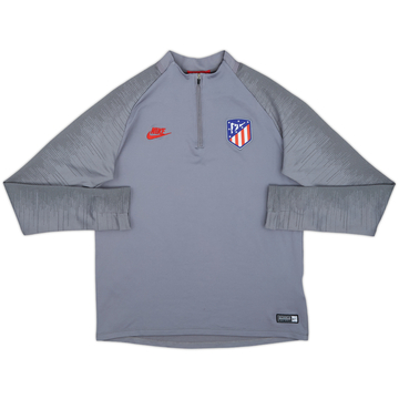 2019-20 Atletico Madrid Nike 1/4 Zip Drill Top - 8/10 - (XL.Boys)
