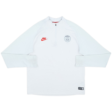 2019-20 Paris Saint-Germain Nike 1/4 Zip Drill Top - 5/10 - (XL.Boys)