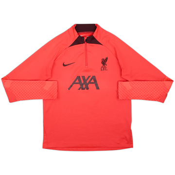 2022-23 Liverpool Nike 1/4 Zip Drill Top - 5/10 - (XL.Boys)