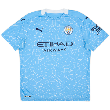 2020-21 Manchester City Home Shirt - 5/10 - (L)