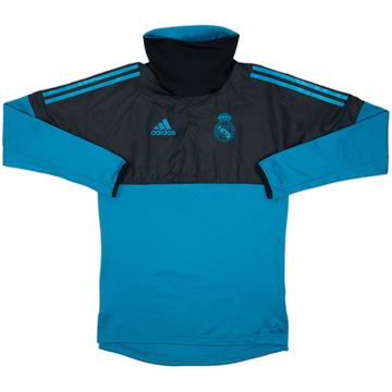 2017-18 Real Madrid adidas Drill Top - 9/10 - (XS)