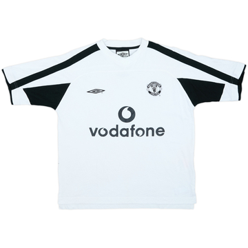 2000-02 Manchester United Umbro Cotton Tee - 9/10 - (S)