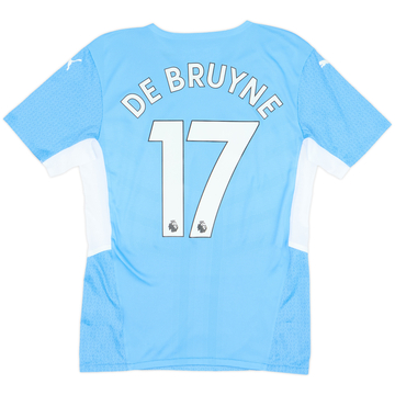2021-22 Manchester City Player Issue Home Shirt De Bruyne #17 - 9/10 - (S)
