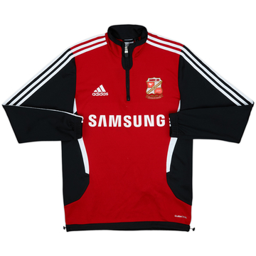 2010-11 Swindon adidas 1/4 Zip Drill Top - 8/10 - (XS)