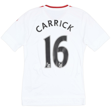 2015-16 Manchester United Away Shirt Carrick #16 - 7/10 - (XS)