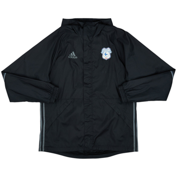 2015-16 Cardiff City adidas Hooded Track Jacket LH - 6/10 - (L)