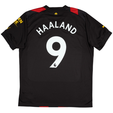2022-23 Manchester City Away Shirt Haaland #9 - 10/10 - (L)