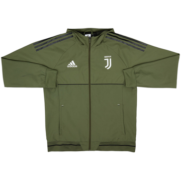2017-18 Juventus adidas CL Hooded Track Jacket - 7/10 - (L)