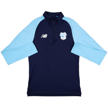 2023-24 Cardiff City New Balance 1/4 Zip Drill Top - 8/10 - (M)