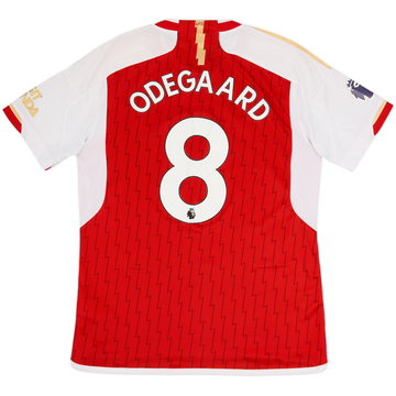 2023-24 Arsenal Home Shirt Odegaard #8 - 8/10 - (L)