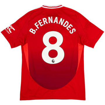 2024-25 Manchester United Home Shirt B.Fernandes #8 - 7/10 - (M)