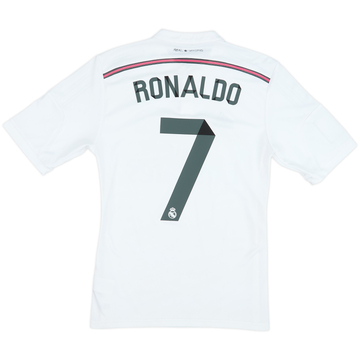 2014-15 Real Madrid Home Shirt Ronaldo #7 - 6/10 - (S)