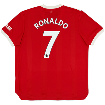 2021-22 Manchester United Authentic Home Shirt Ronaldo #7 - 6/10 - (XL)