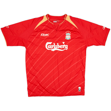 2005-06 Liverpool CL Home Shirt - 8/10 - (L)