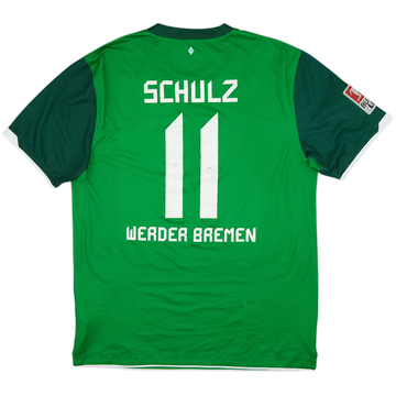2010-11 Werder Bremen Home Shirt Schulz #11 - 6/10 - (L)