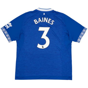 2018-19 Everton Home Shirt Baines #3 - 10/10 - (XXL)