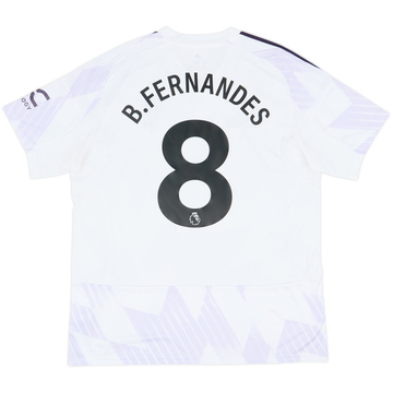 2025-26 Manchester United Away Shirt B. Fernandes #8 - 8/10 - (XL)