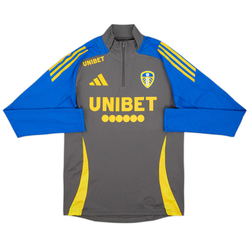 2024-25 Leeds adidas 1/4 Zip Drill Top - 10/10 - (S)