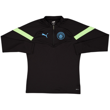 2022-23 Manchester City Puma 1/4 Zip Drill Top - 8/10 - (M)