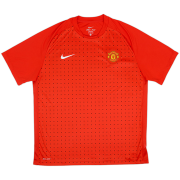 2011-12 Manchester United Nike Training Shirt - 9/10 - (XL)