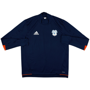 2016-17 Cardiff City adidas Drill Top - 8/10 - (L)