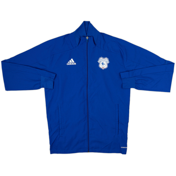 2019-20 Cardiff City adidas Track Jacket - 8/10 - (S)