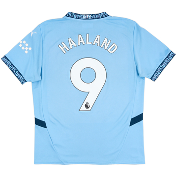 2024-25 Manchester City Home Shirt Haaland #9 - 6/10 - (L)