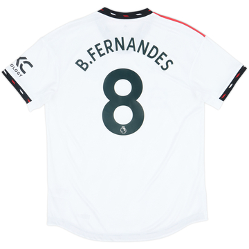 2022-23 Manchester United Authentic Away Shirt B.Fernandes #8 - 8/10 - (L)