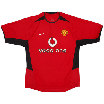2002-04 Manchester United Home Shirt - 4/10 - (S)