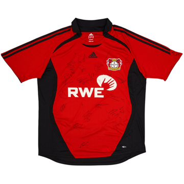 2006-07 Bayer Leverkusen Signed Home Shirt - 7/10 - (XXL)