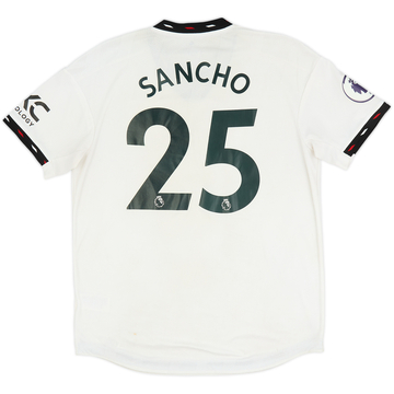 2022-23 Manchester United Authentic Away Shirt Sancho #25 - 5/10 - (L)