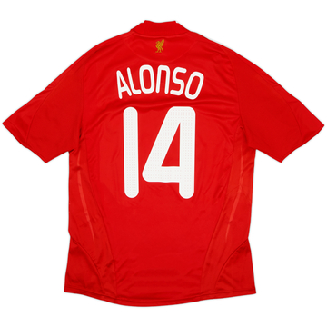 2008-10 Liverpool Home Shirt Alonso #14 - 6/10 - (M)