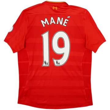 2016-17 Liverpool Home Shirt Mane #19 - 7/10 - (L)