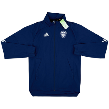 2020-21 Leeds United adidas Hooded Track Jacket (XS)