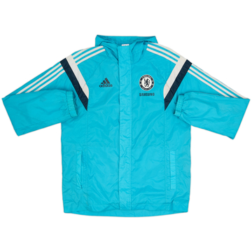 2014-15 Chelsea adidas Hooded Rain Jacket - 7/10 - (M)