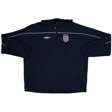 2007-09 England Umbro Hooded Rain Jacket - 8/10 - (XXL)
