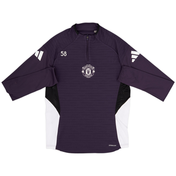 2025-26 Manchester United Player Issue adidas Tiro 25 Pro Training Top #58 - 10/10 - (S)