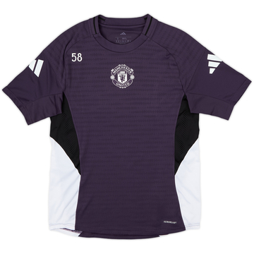 2020-21 Manchester United adidas Player Issue Training Shirt 58 - 9/10 - (S)