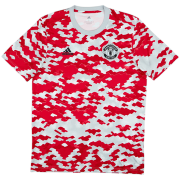 2021-22 Manchester United adidas Training Shirt - 10/10 - (L)