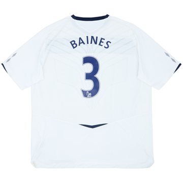 2008-09 Everton Away Shirt Baines #3 - 8/10 - (3XL)