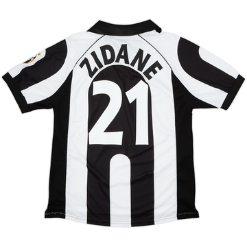 1997-98 Juventus Centenary Home Shirt Zidane #21 - 8/10 - (M)