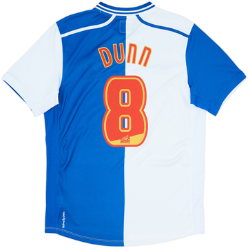 2012-13 Blackburn Home Shirt Dunn #8 - 7/10 - (M)