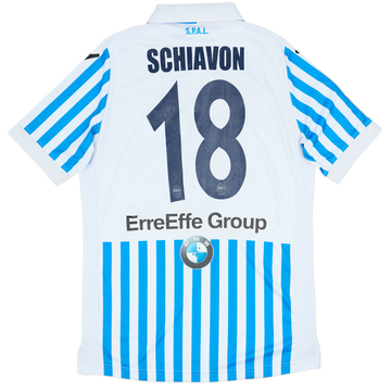 2017-18 SPAL Home Shirt Schiavon #18 - 5/10 - (L)