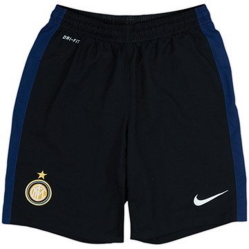 2013-14 Inter Milan Home Shorts - 8/10 - (S)