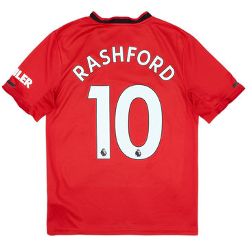 2019-20 Manchester United Home Shirt Rashford #10 - 6/10 - (15-16 Years)