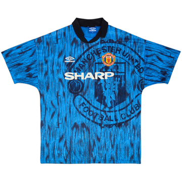 1992-93 Manchester United Away Shirt - 6/10 - (XL)