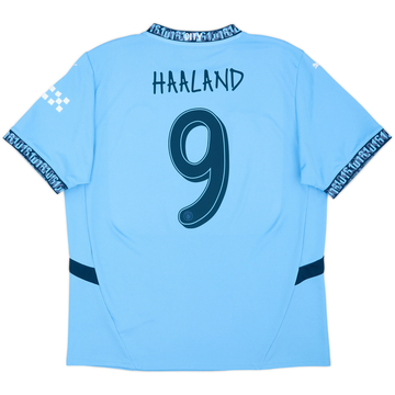 2024-25 Manchester City Home Shirt Haaland #9 - 8/10 - (XL)