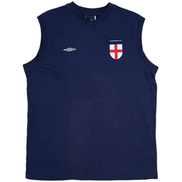 2004-06 England Umbro Training Vest - 6/10 - (L)